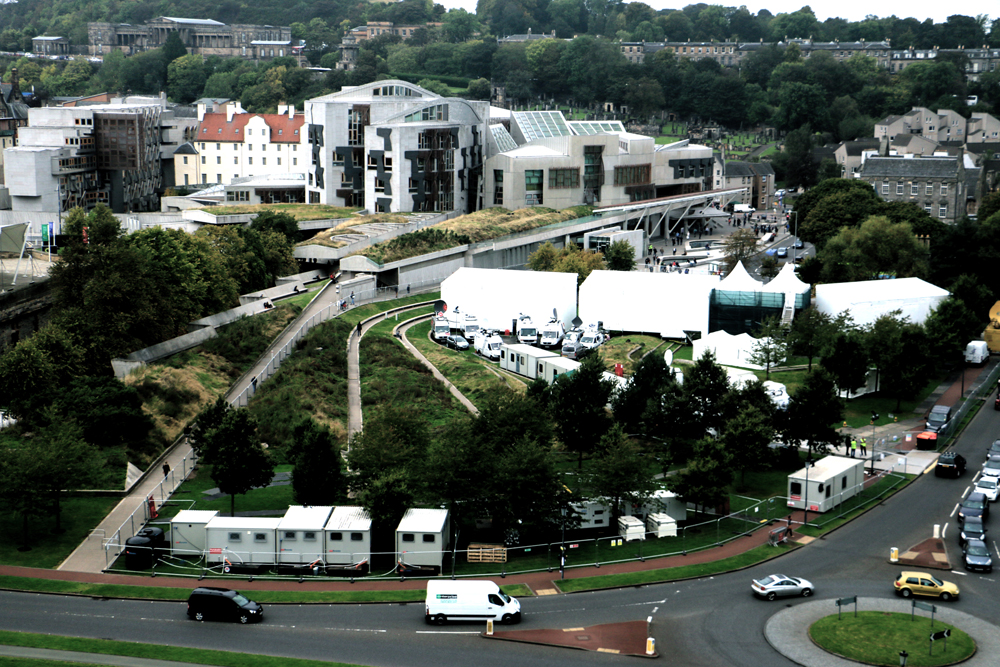 The Day before the Vote in Edinburgh