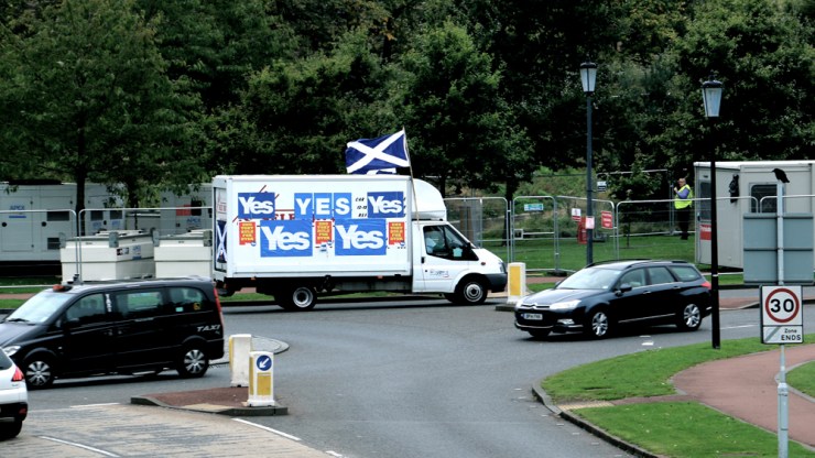 The Day before the Vote in Edinburgh