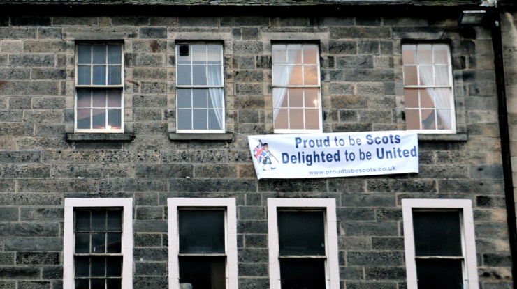 The Day before the Vote in Edinburgh