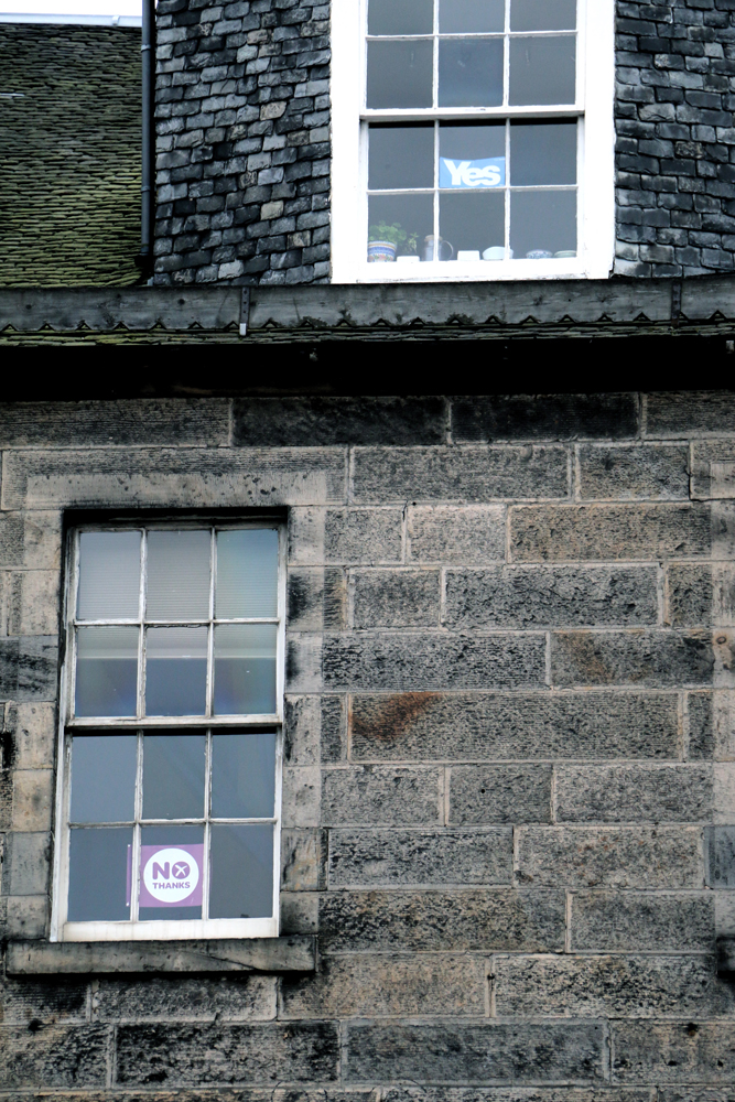 The Day before the Vote in Edinburgh