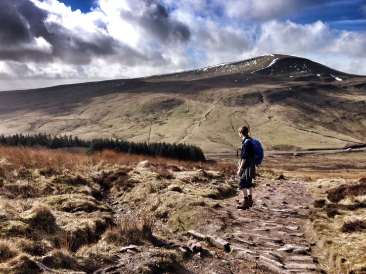 Walking in Wales - Pen y Fan in Brecon Beacons