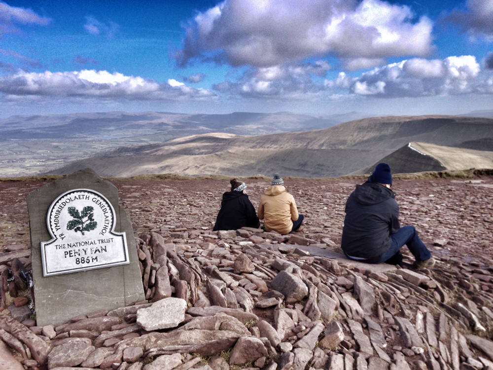 Walking in Wales - Pen y Fan in Brecon Beacons