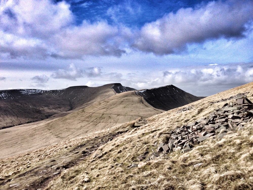 Walking in Wales - Pen y Fan in Brecon Beacons