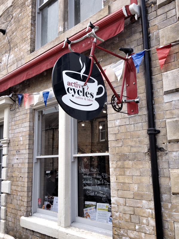 A well-provided stop on a popular cycling route.
