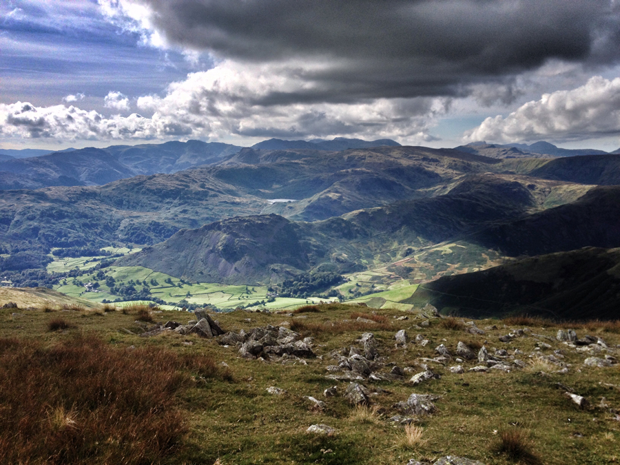 A great view towards the west.