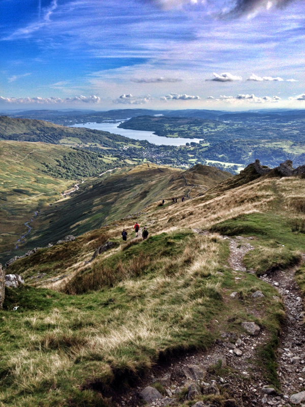 I always aim at the highest point of the walk and feel triumphant but forgetting that's only half way and the descent is just as hard work. Some boulders were seriously big.