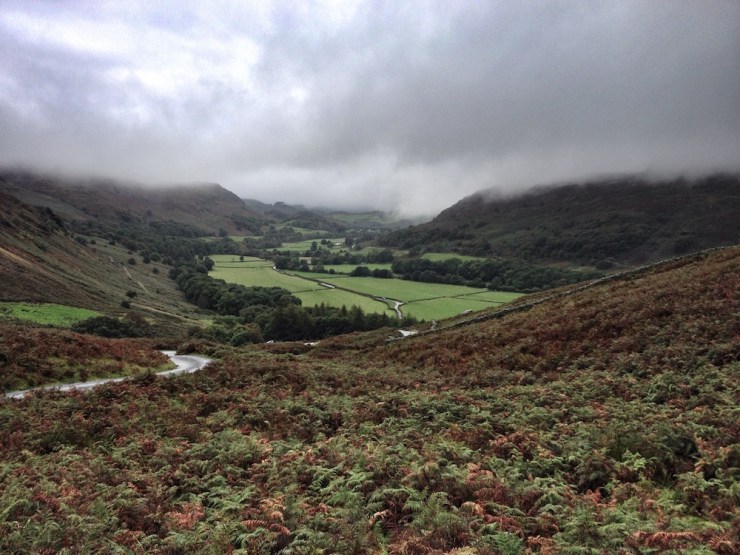 A view of Eskdale from Hardknott Roman Fort.